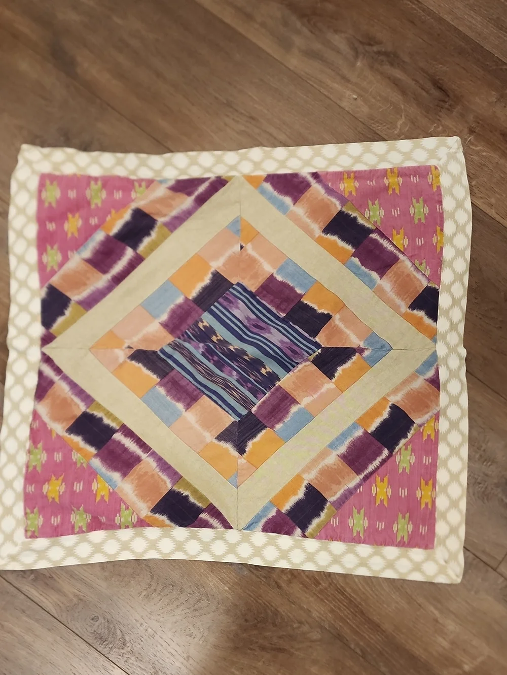 Urban Outfitters Free People Queen Duvet w/4 Shams Indian Cotton Boho Ikat Batik